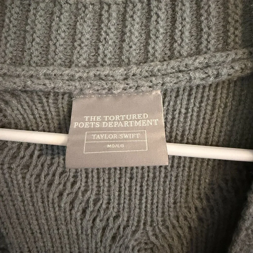Taylor Swift Tortured Poets Department Cardigan - Picture 4 of 4